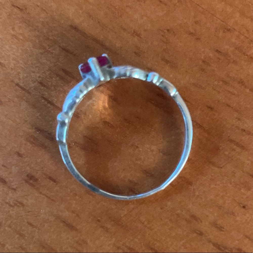 Ruby Claddagh Ring - image 6